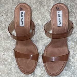 Women’s nude sandal heels